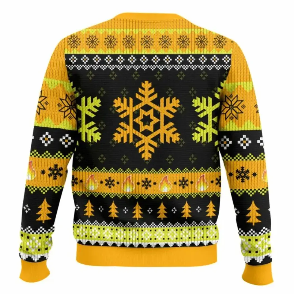 This is Fine Meme Ugly Christmas Sweater Funny Holiday Christmas Party Pullover Plus Size Jumper for Men Women Xmas Gift