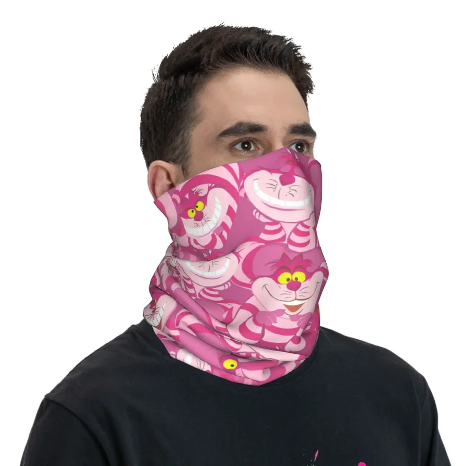 Alice In Wonderland Cheshire Cat Face Mask Scarf
