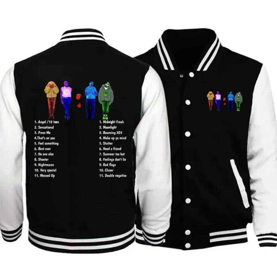 Chris Brown Baseball Uniform Jacket, 11:11 Album Merch Baseball Jacket