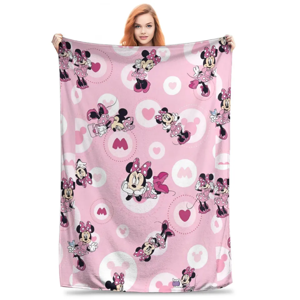 minnie mouse daisy Blanket Multiple Sizes Super Soft and Warm  Throw Blankets for Couch Sofa and Bed