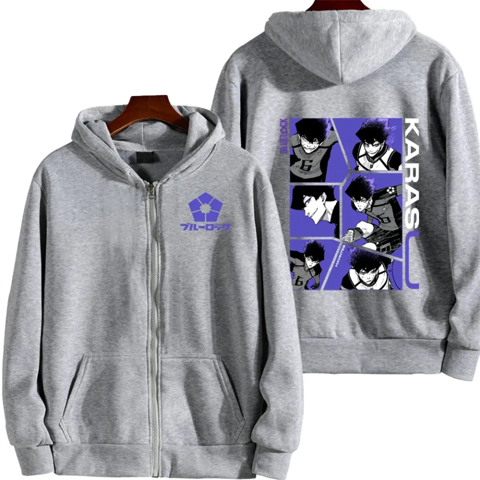 Blue Lock Karasu Tabito Men Zip Up Hoodie