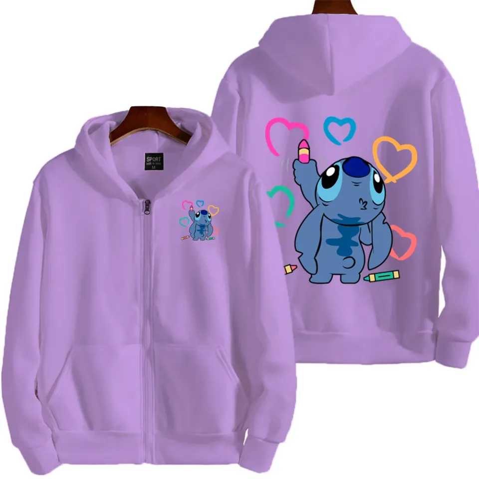 Lilo & Stitch Men Cartoon Hoodie