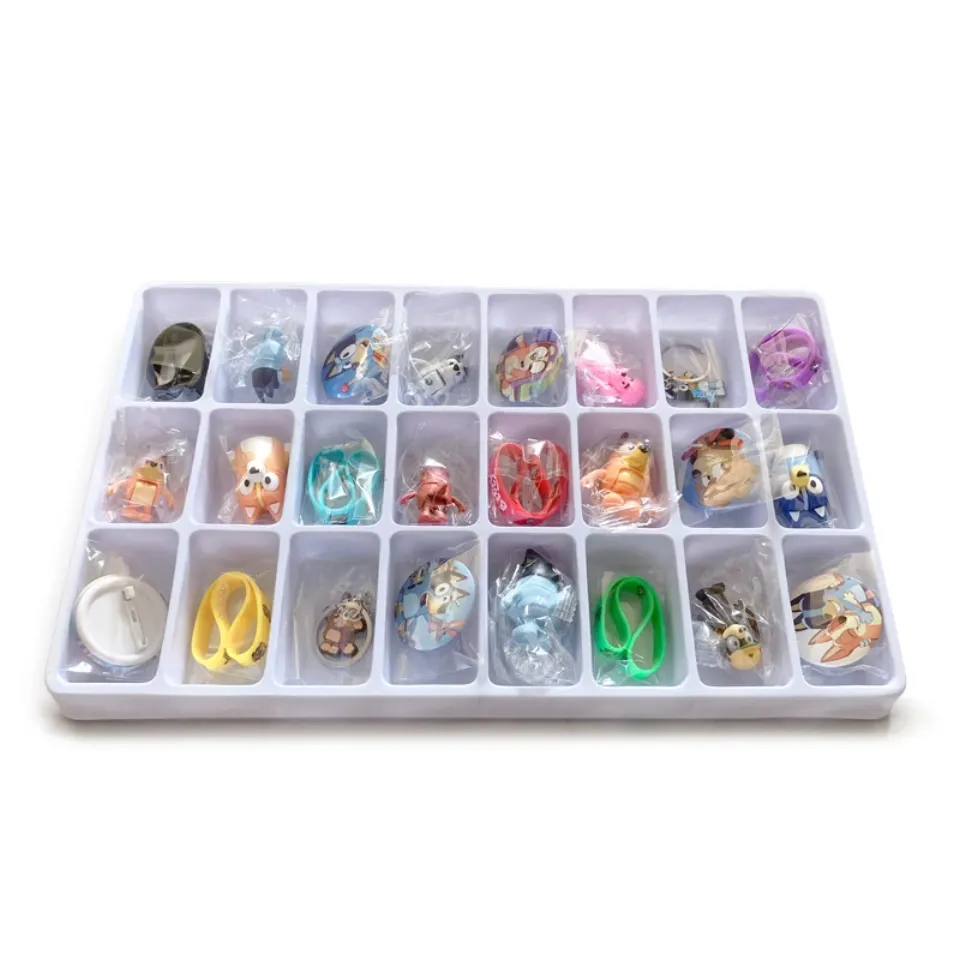 BlueyDad Bingo Advent Calendar Anime Figure Model Dolls Badge Keychain Children Holiday Christmas Countdown Calendar Blind Box Toys