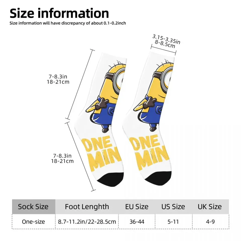 Crazy compression Minions One In A Minion Sock