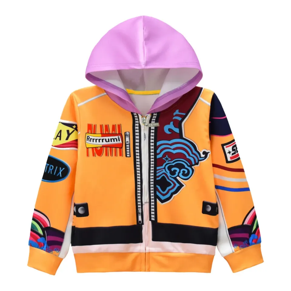 Huntrix KPop Demon Hunters Rumi Cosplay Jacket Hoodie