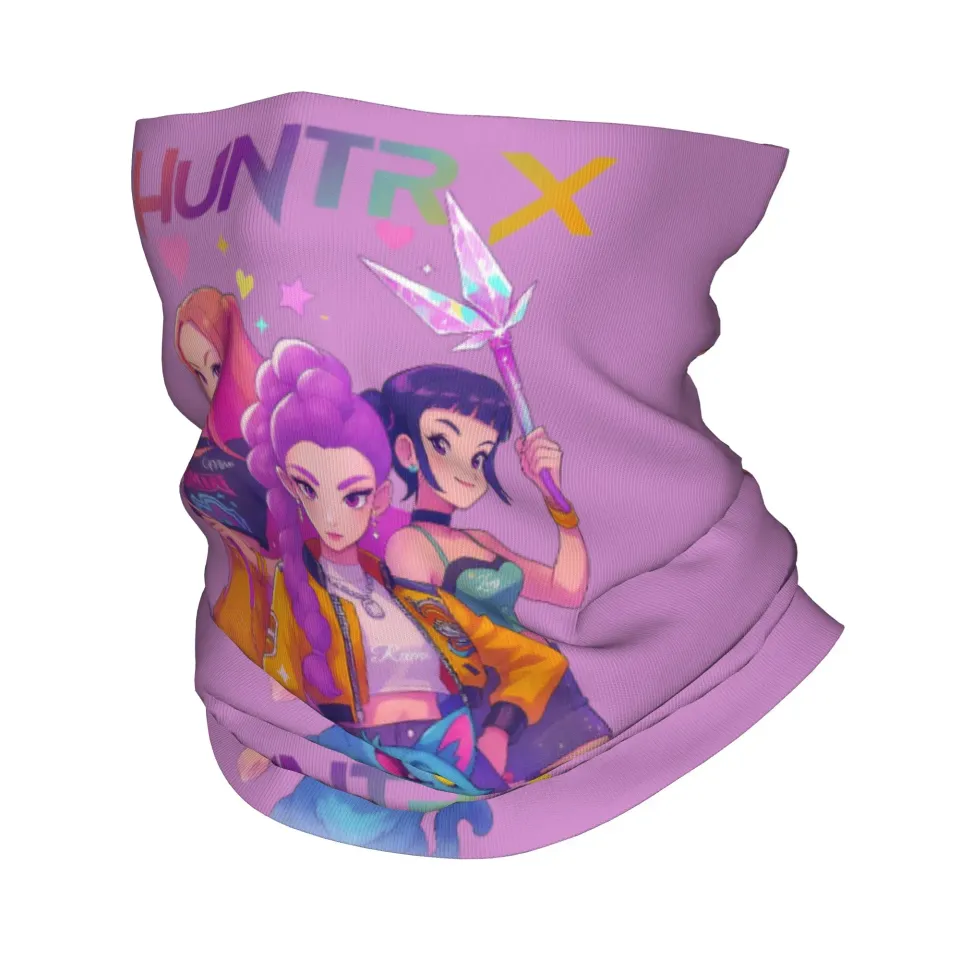 Kpop Demons Hunterses Face Mask Scarf, Movie Scarf