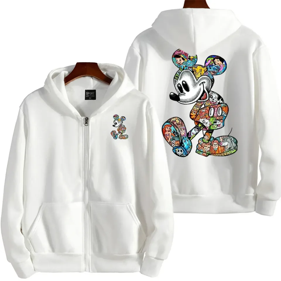 Graffiti Mickey Men Cartoon Hoodie