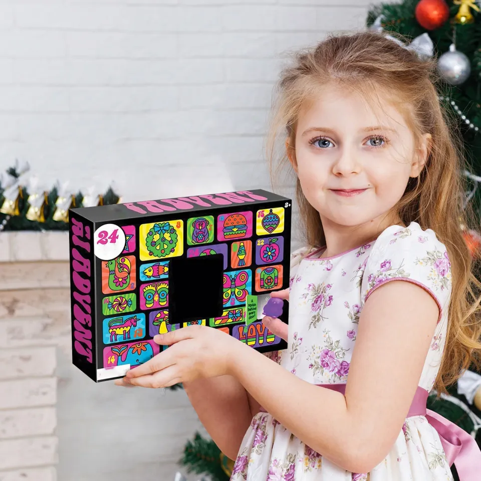 Needoh Advent Calendar 2025 Squeeze Toy Set Christmas Countdown 24 Days Of Surprise Blind Boxes Children's Christmas Gift