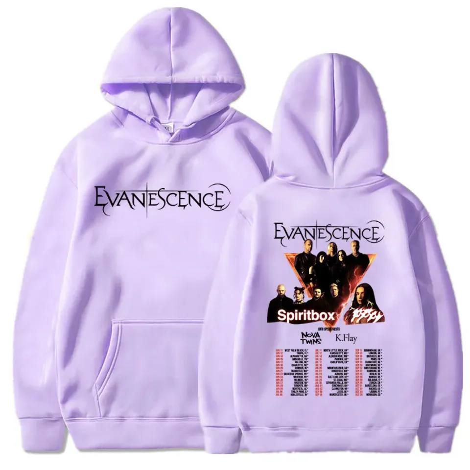 Rock Band EVANESCENCE Tour 2026 Hoodies