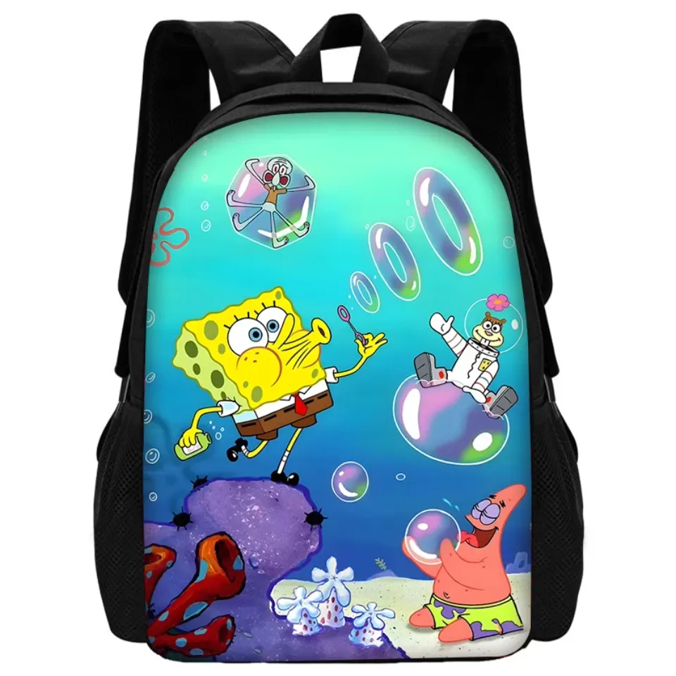 Child School Anime SpongeBob Kawaii Backpack
