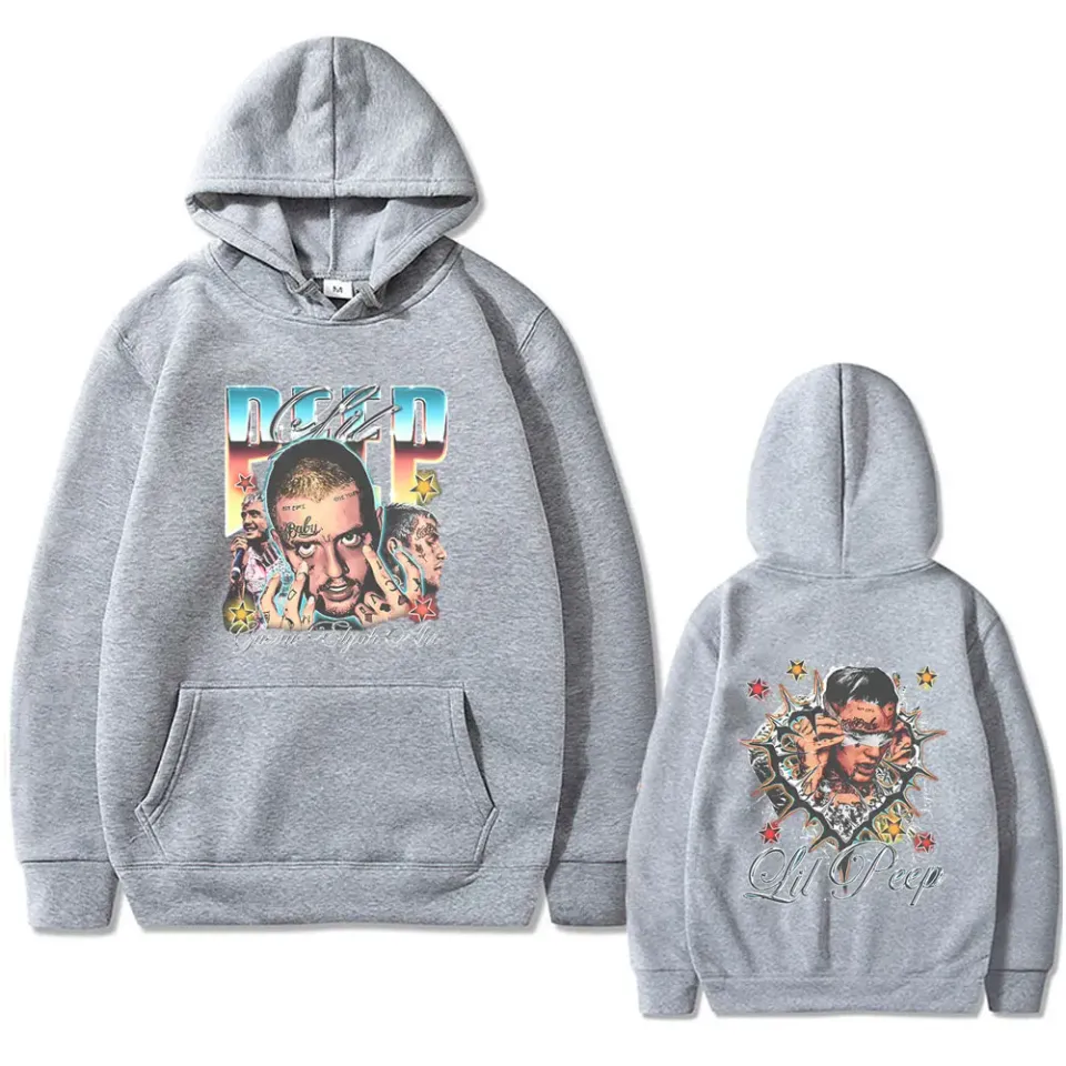 Rapper Lil Peep Cry Baby Double Sided Print Hoodie