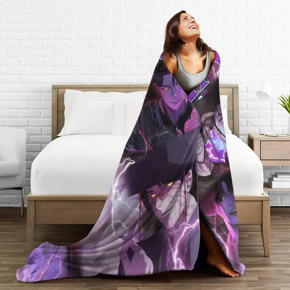 JINU Saja Boys Kpop Demon Hunters Fleece Blanket