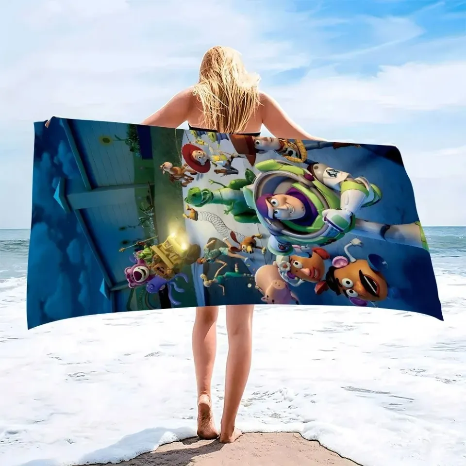 Woody and Buzz Lightyear Themed Beach Towel