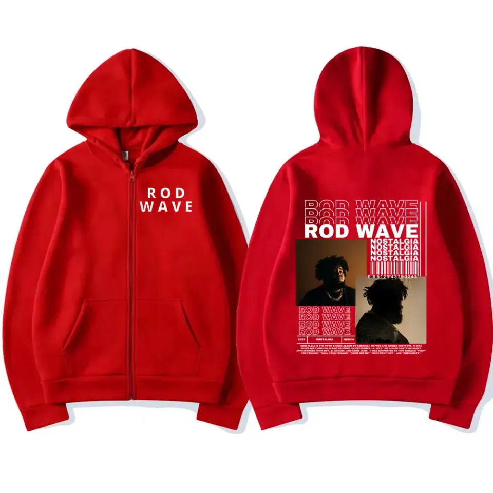 Rod Wave Nostalgia Tour Concert Zipper Hoodies