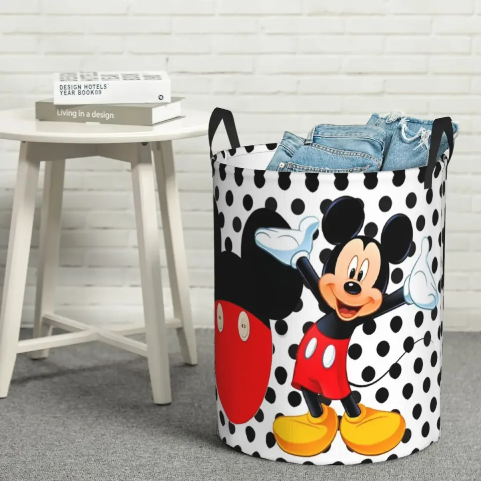 Disney Mickey Mouse Minnie Kid's Toy Laundry Baskets