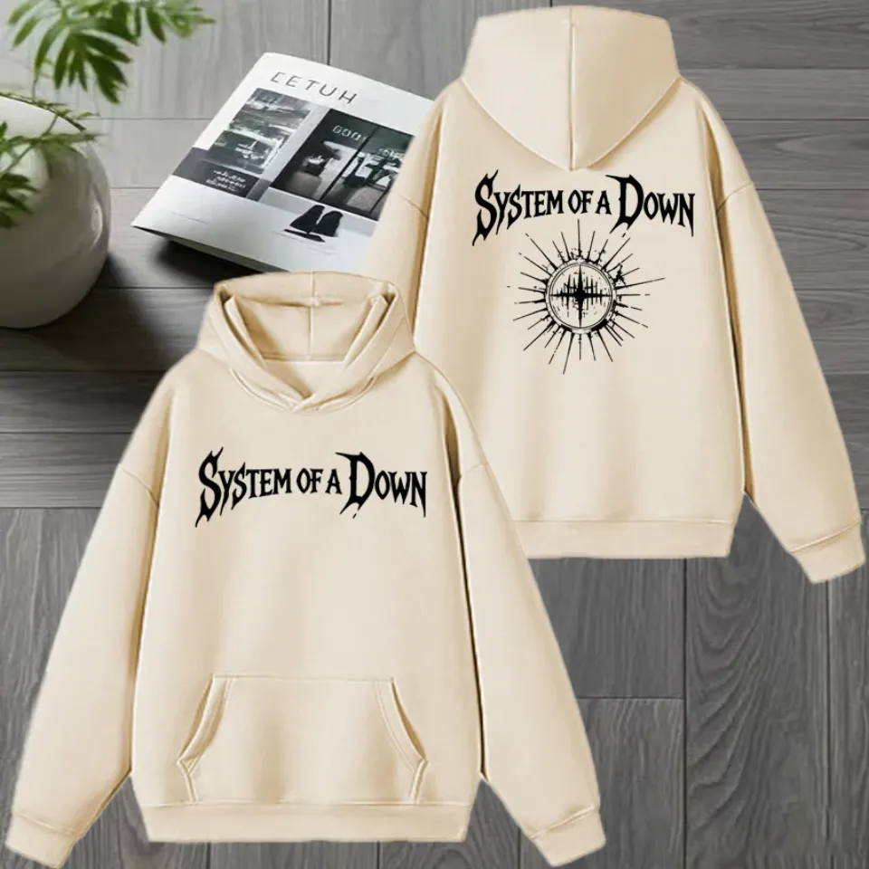 2026 Metal Band SYSTEM OF DOWN Double Sided print Hoodie