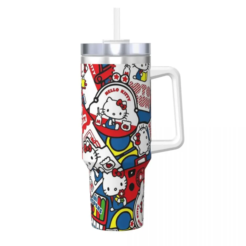 Hello Kitty  Tumblers 40 oz With Handle | Christmas Gift