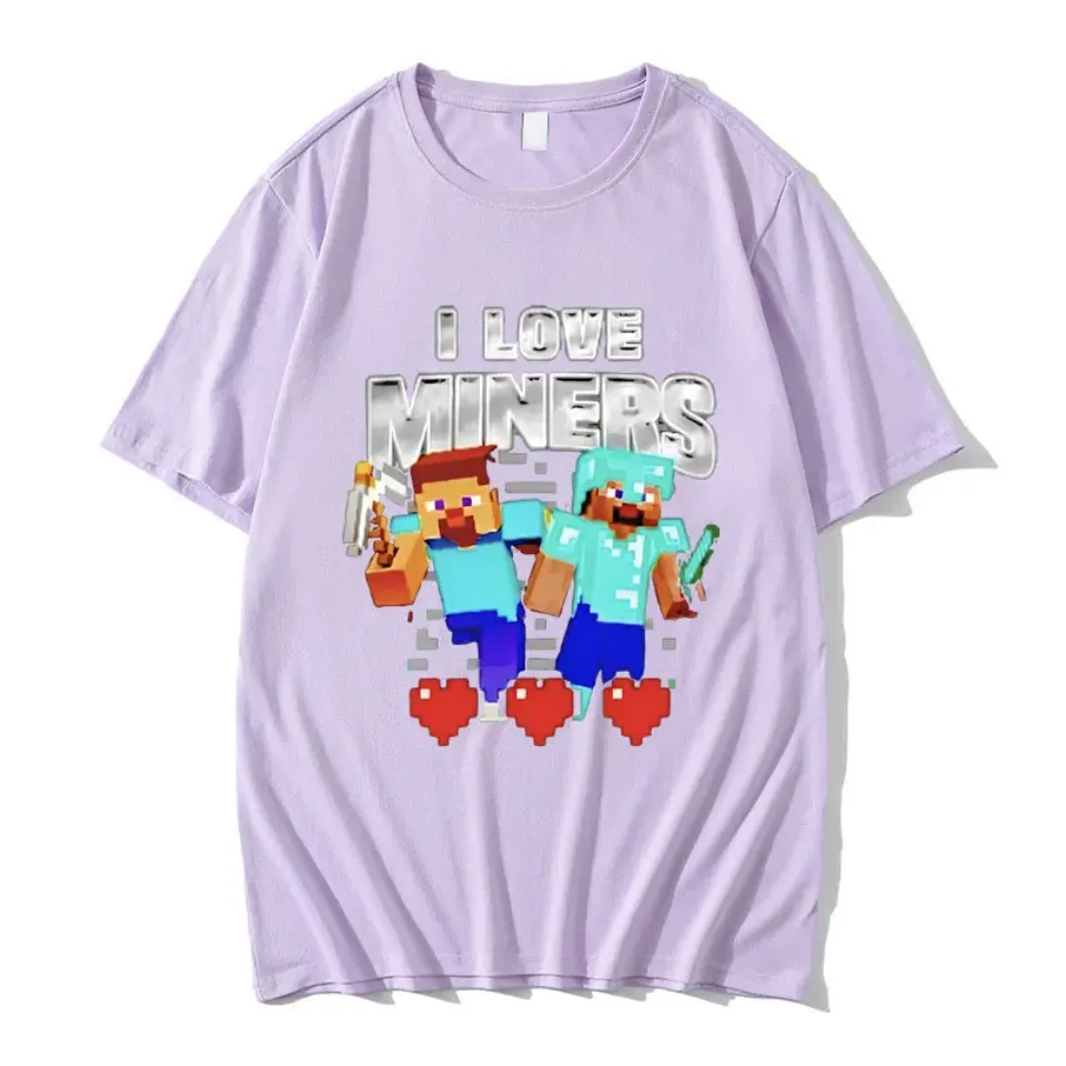 I Love Miners Print Tshirt
