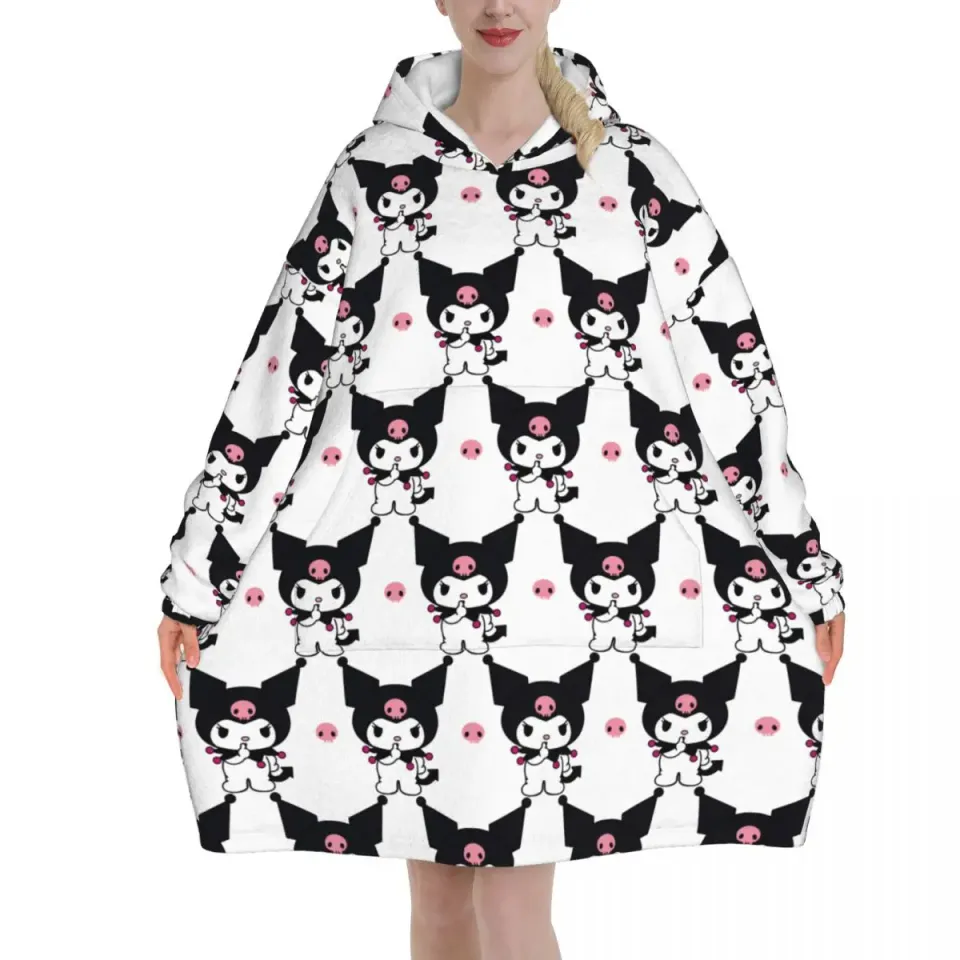 Funny Kuromi Blanket Hoodie