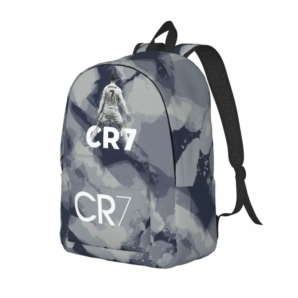 CR7 Ronaldos Backpack for Men and Women, Laptop Shoulder Bag, Student and Work Daypack, Gift