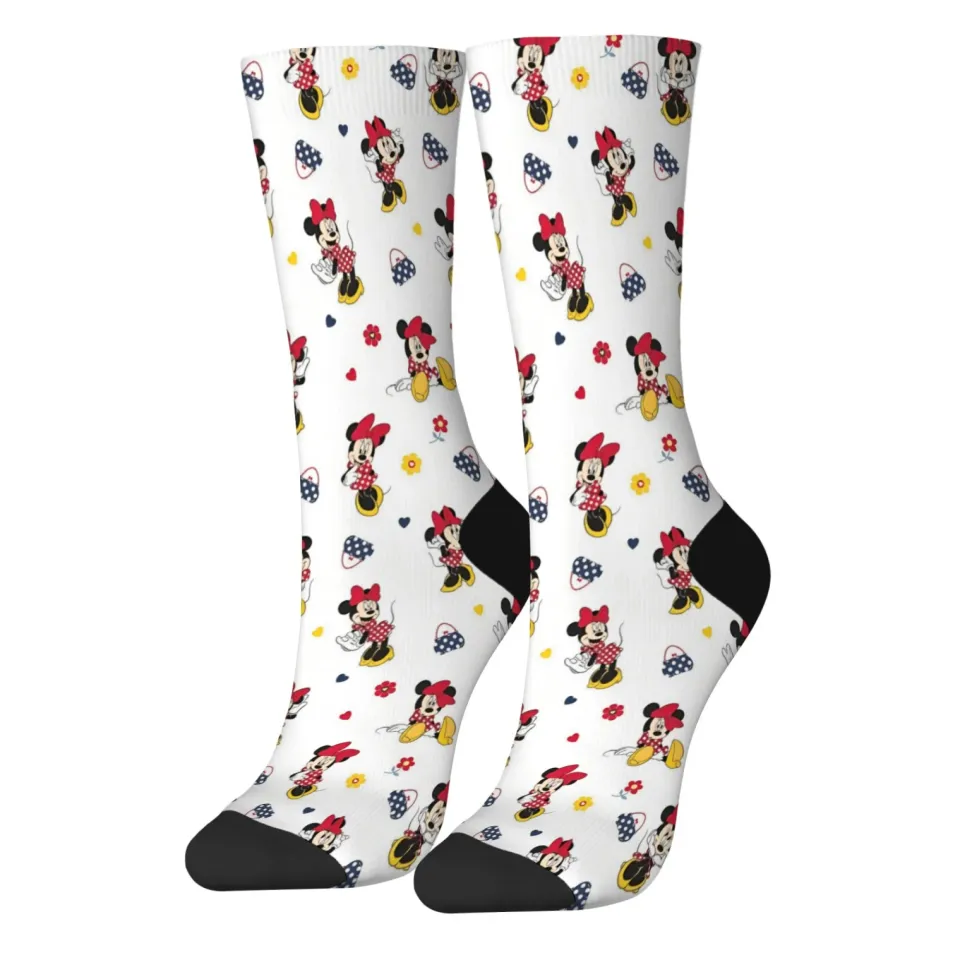 Minnie Mouse Print Socks
