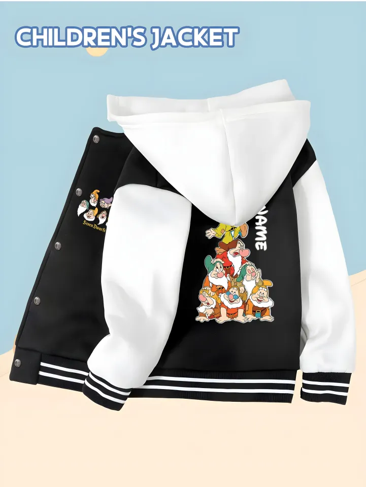 Disney Seven Dwarfs Hooded Varsity Jacket