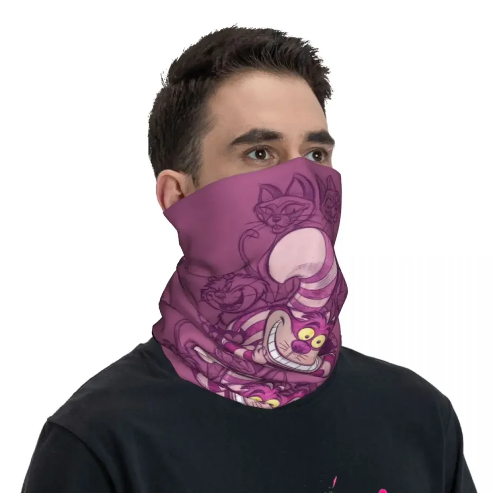 Alice In Wonderland Cheshire Cat Face Mask Scarf