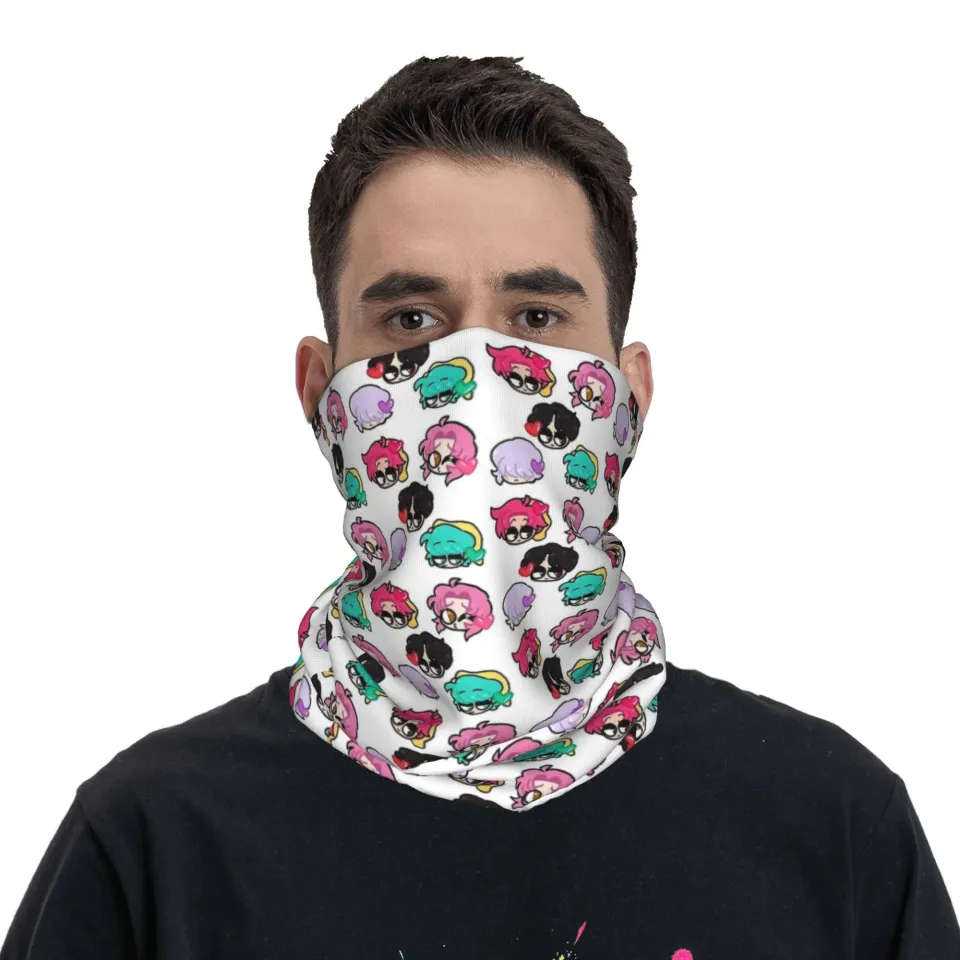 Saja Boys Group Chibi Face Mask Scarf
