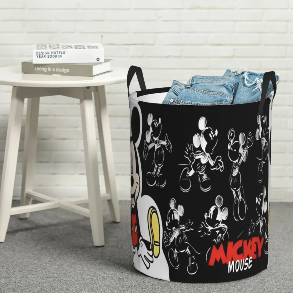 Disney Mickey Mouse Minnie Decor Laundry Baskets