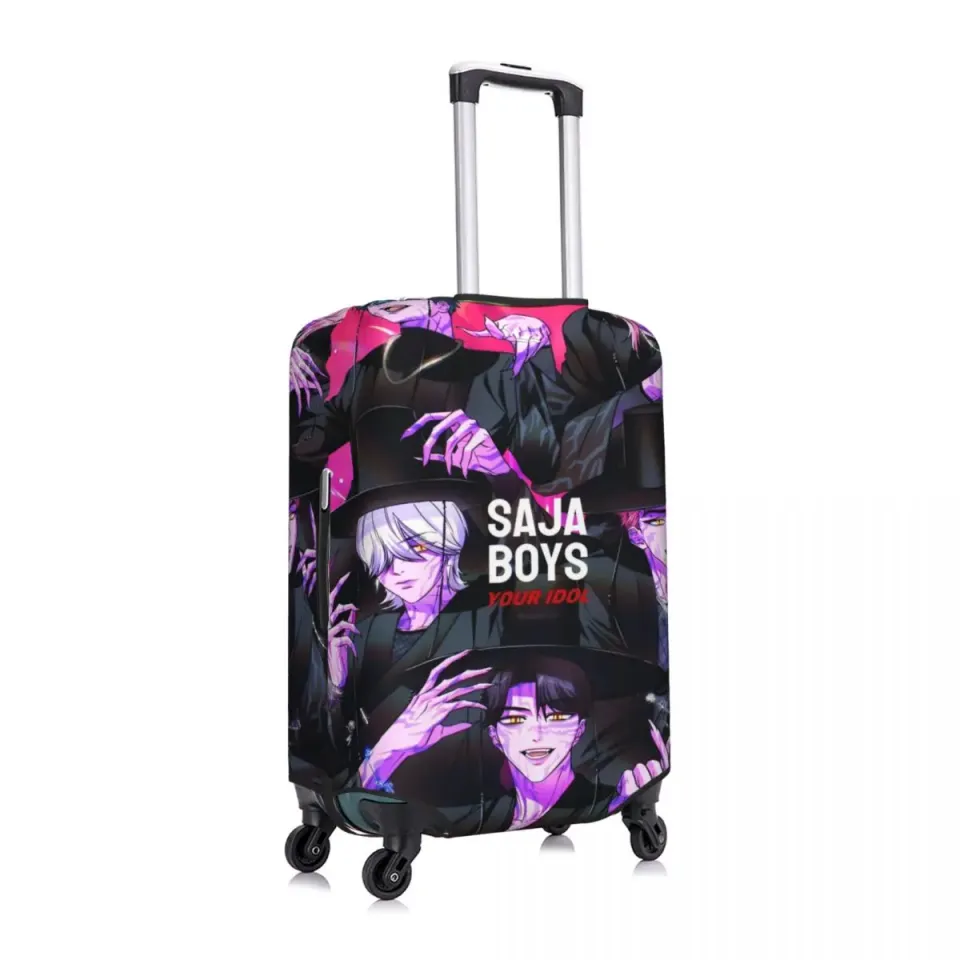 KPop Demon Hunters Suitcase Cover for Travel and Luggage Protection