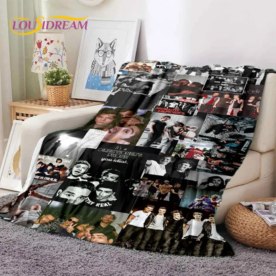 2025 Rock-One Direction Fleece Blanket | Gift For Fan