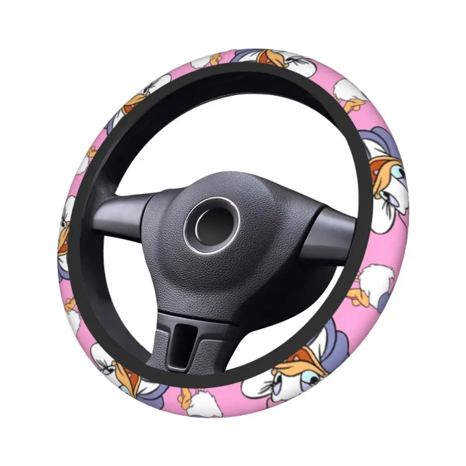 Car Steering Wheel Covers Daisy Duck Elastic Mickey