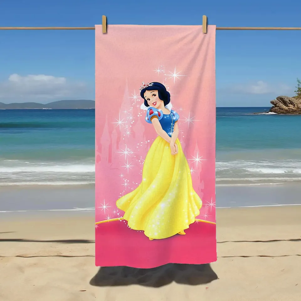 Snow White Beach Towel