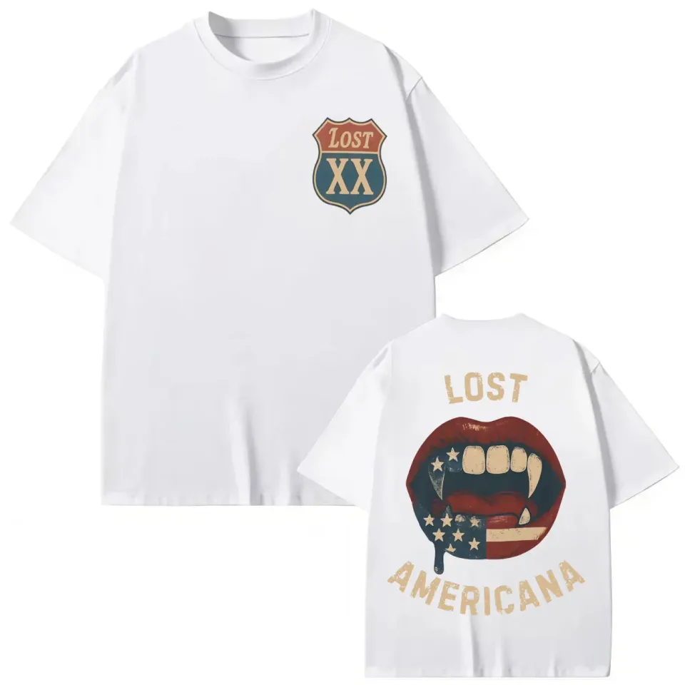 Rapper MGK Lost Americana Tour 2026 T-shirt