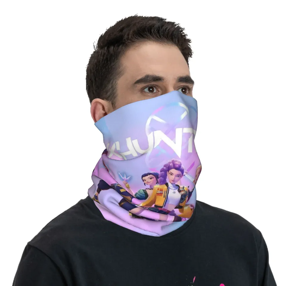Kpop Hunter Demons Bandana Winter Face Mask Scarf