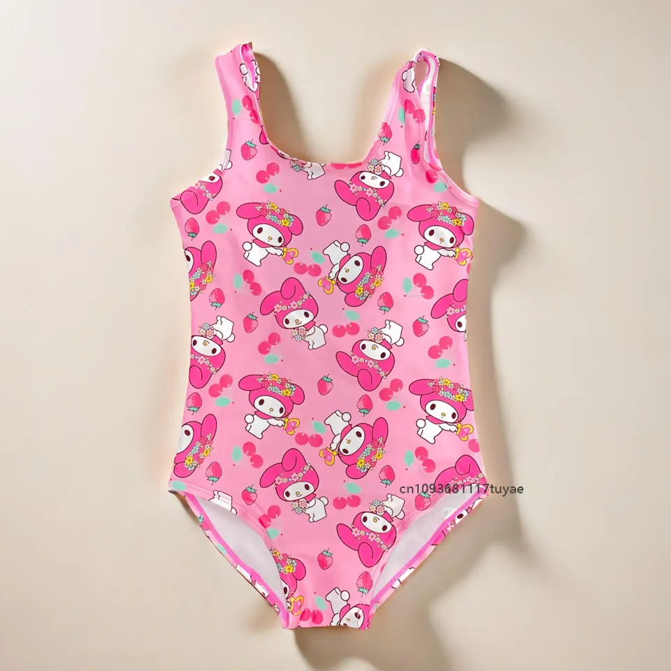 Hello Kitty Cartoon One-piece Swimsuits