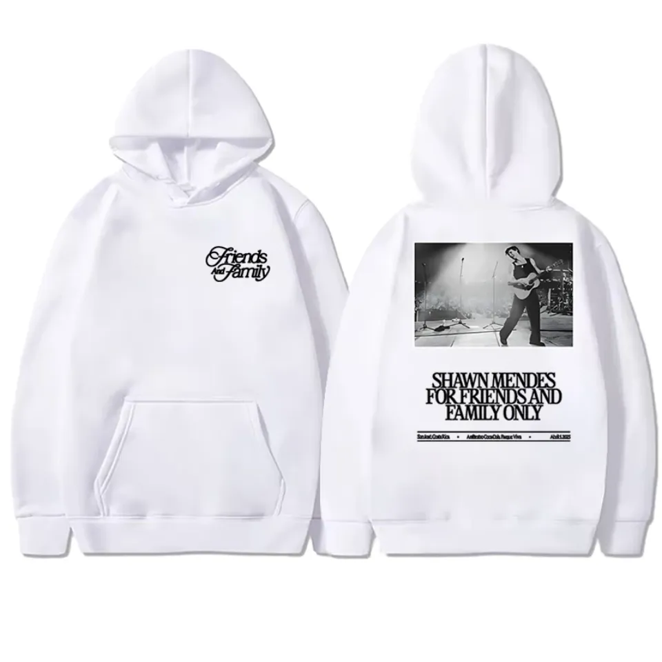 Shawn Mendes Tour 2025 Merch Double Sided Graphics Hoodies