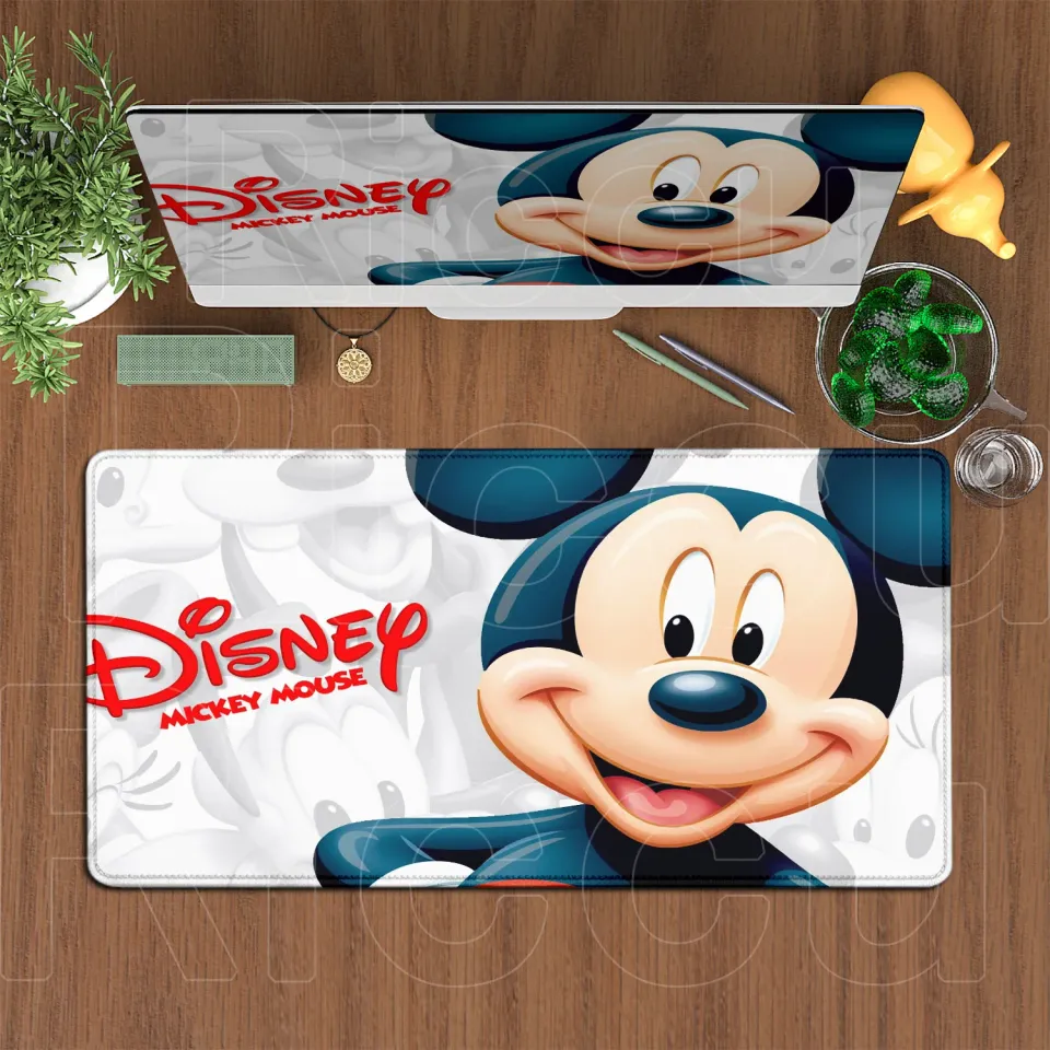Large Mouse Pad Disney Mickey Mouse Cartoon Keyboard Mousepad Xxl Computer Gaming Rubber Non-slip Office Desk Mat PC Accessories