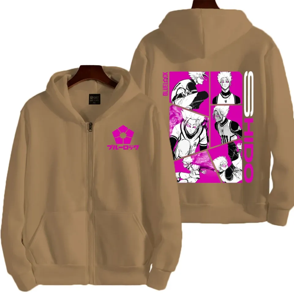 Blue Lock Shido Ryusei Men Zipper Hoodie