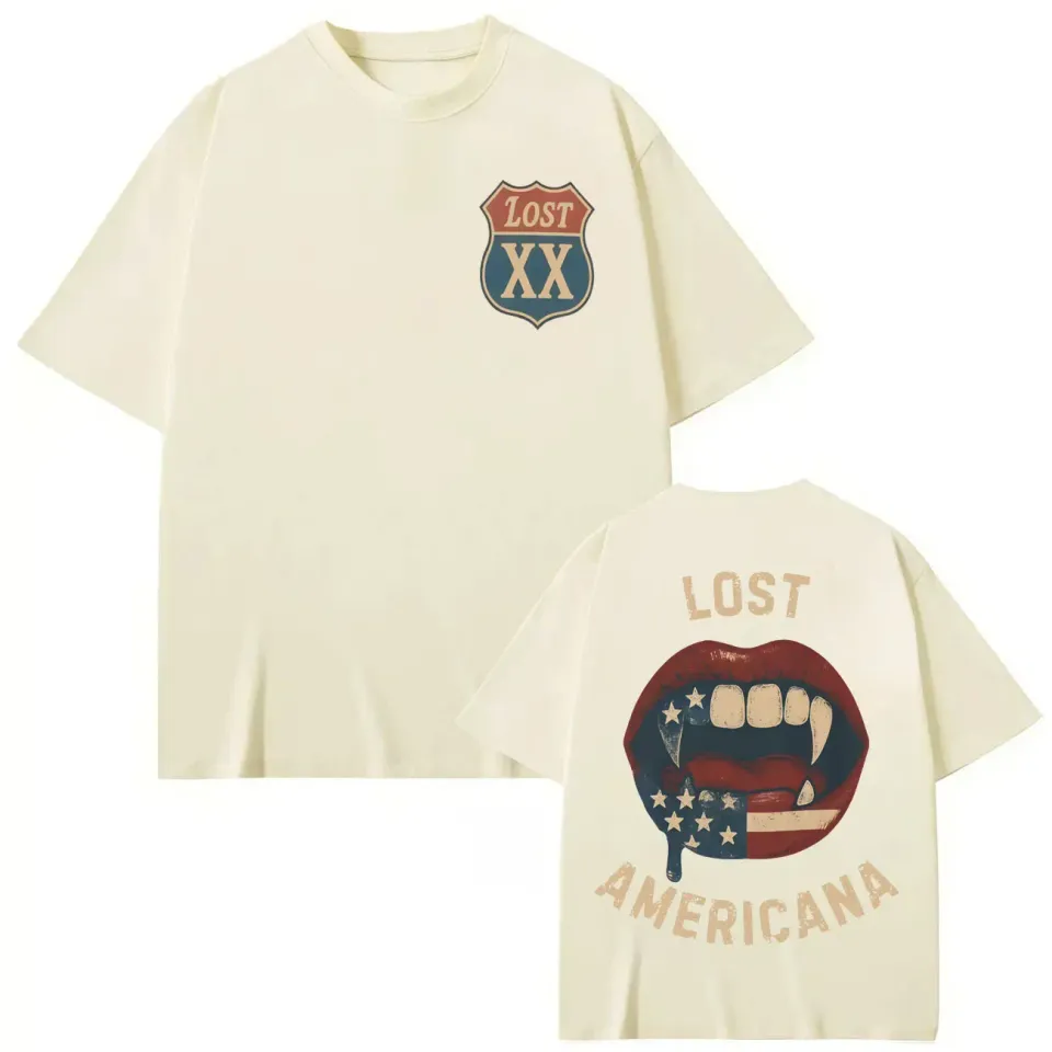 Rapper MGK Lost Americana Tour 2026 T-shirt