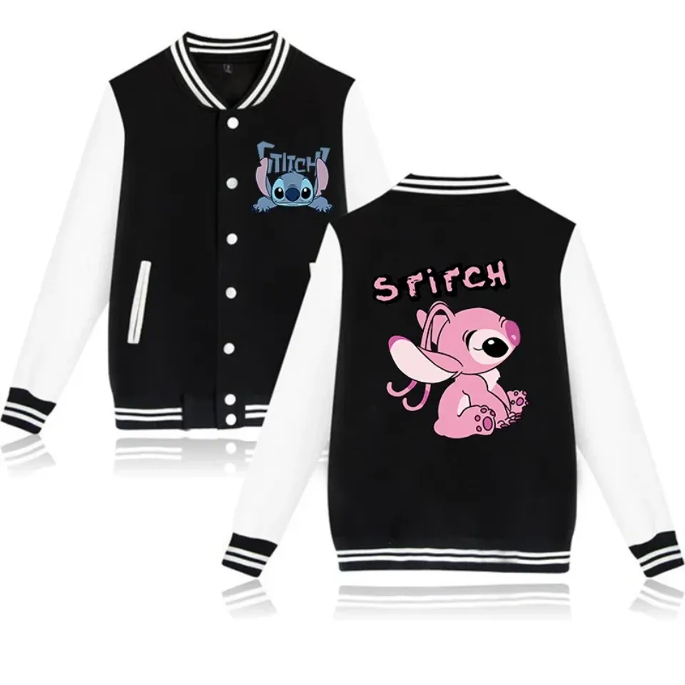 Stitch Disney Hoodie Baseball Jacket