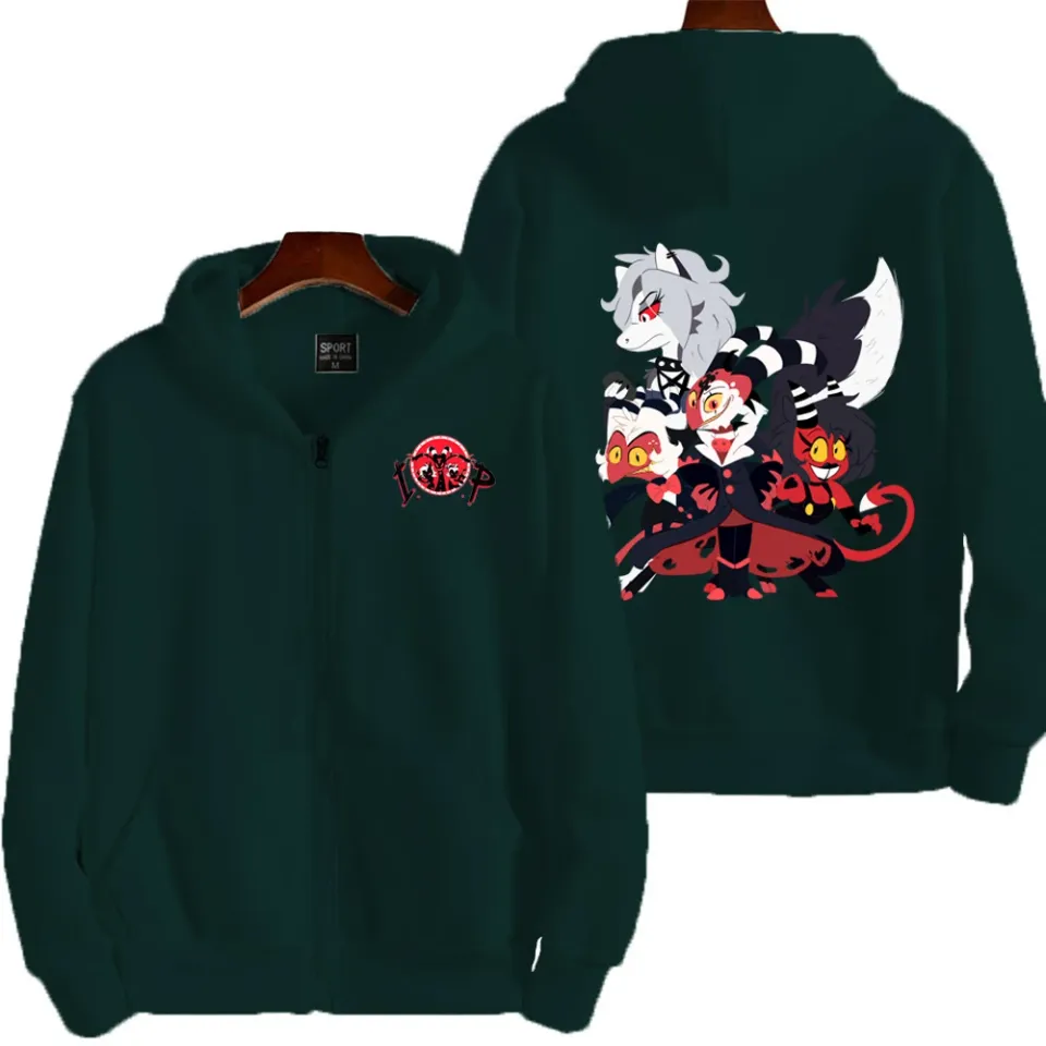 Helluva boss Cartoon Men Hoodie
