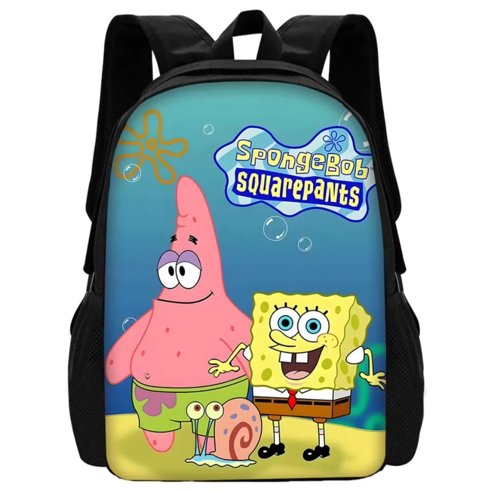 Child School Anime SpongeBob Kawaii Backpack