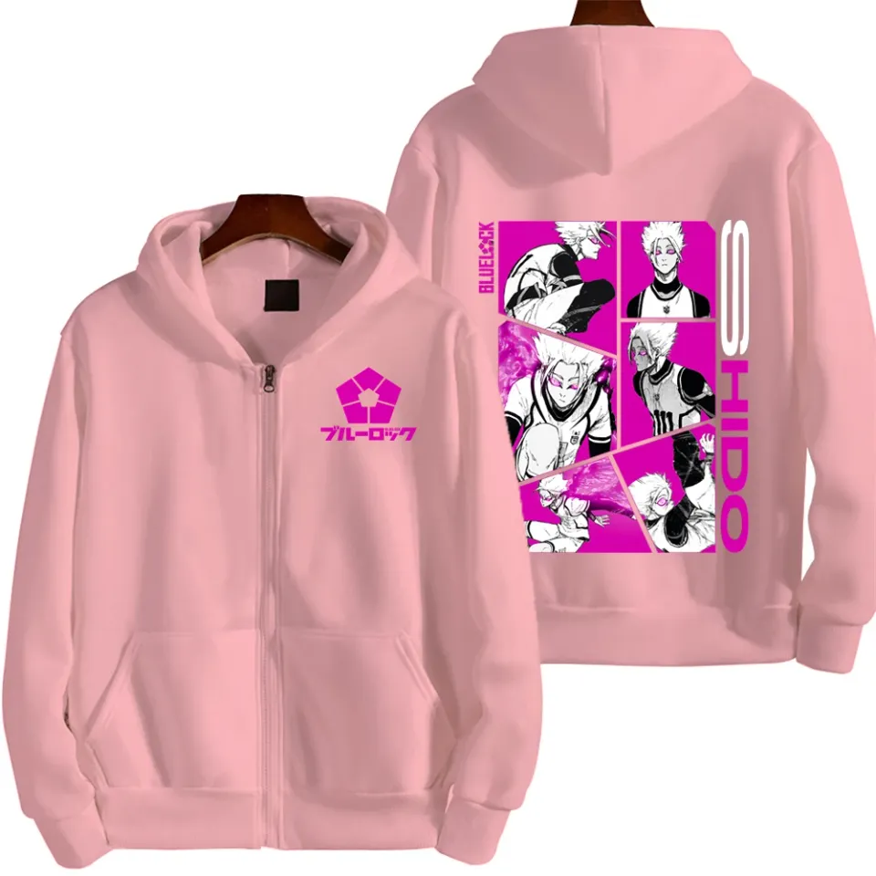 Blue Lock Shido Ryusei Men Zipper Hoodie