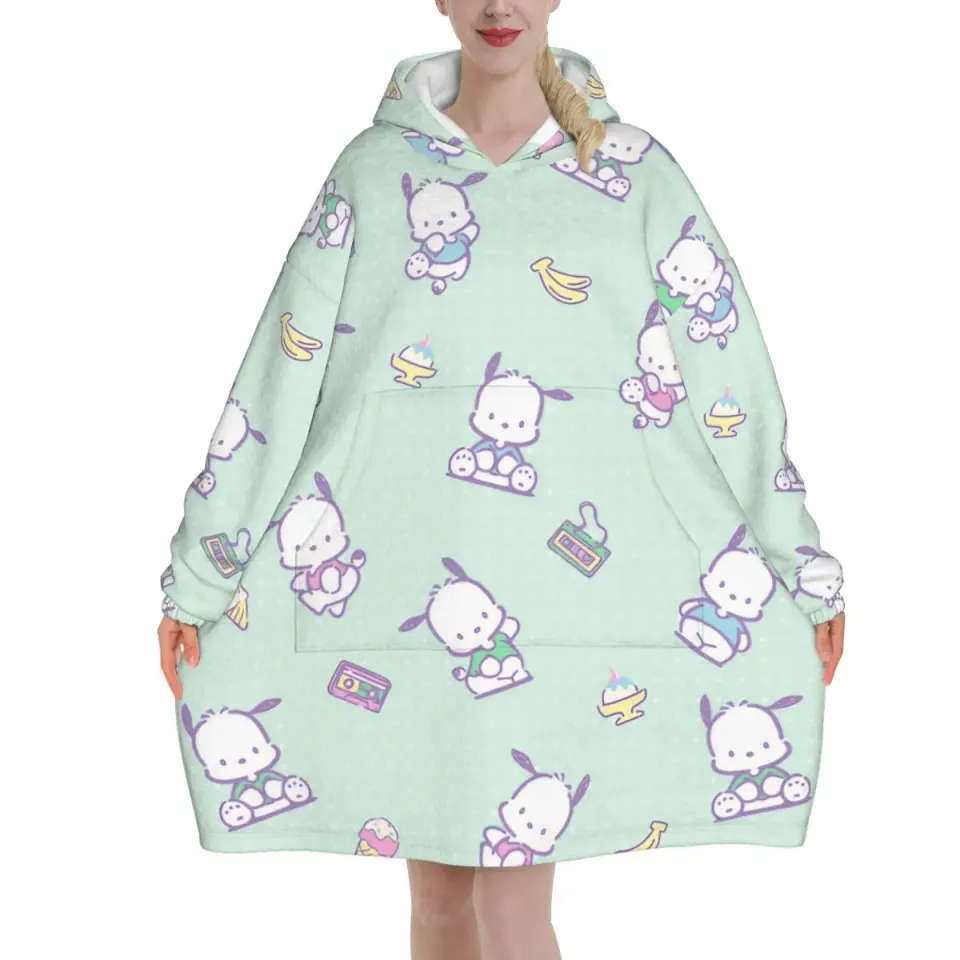 Funny Kuromi Blanket Hoodie
