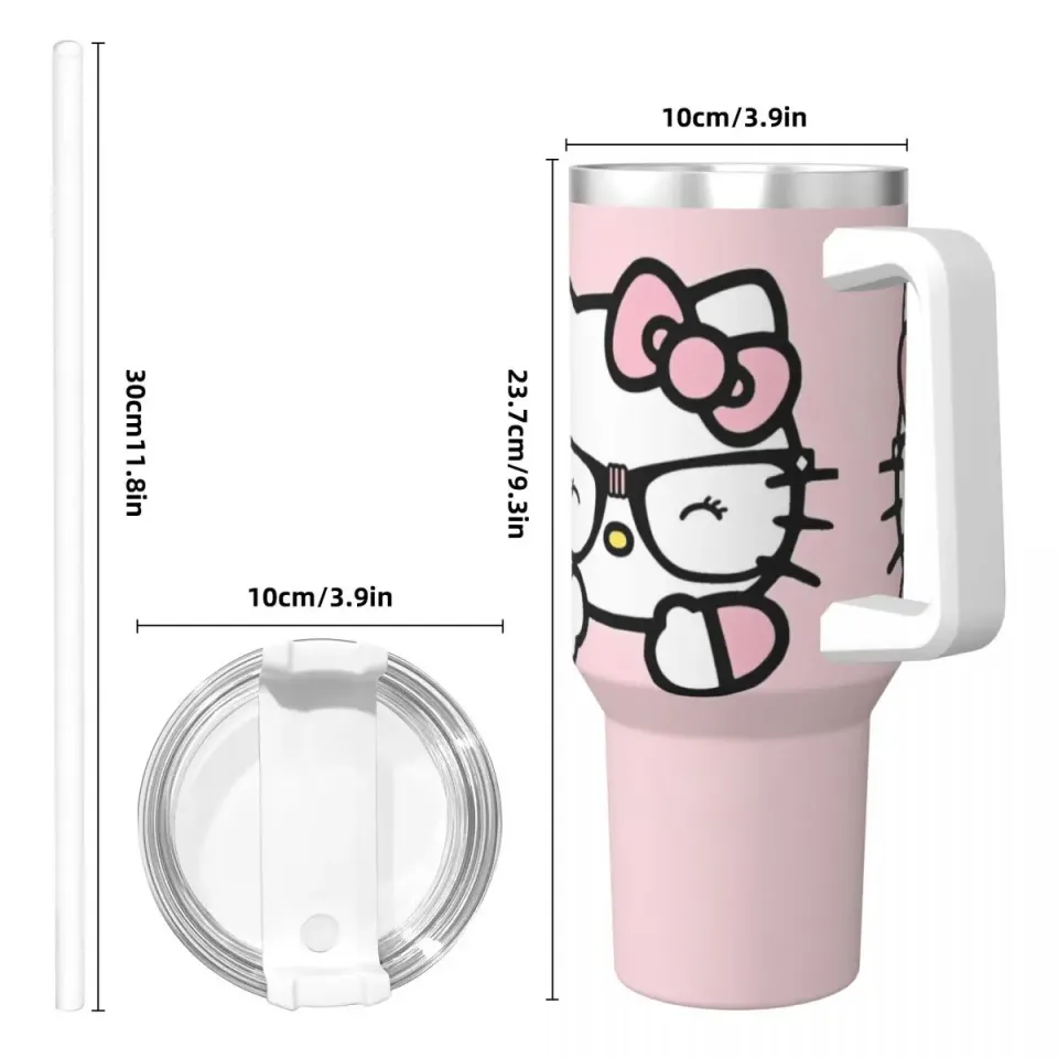 Hello Kitty Tumblers 40 oz With Handle | Christmas Gift