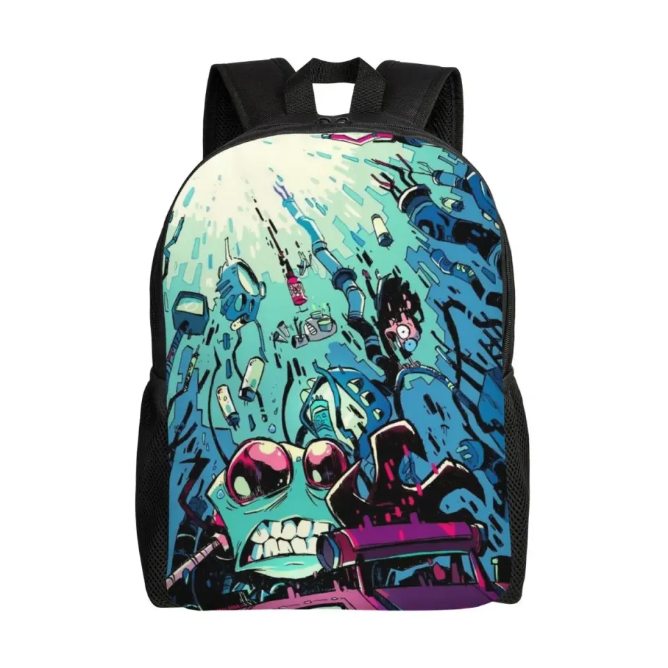 3D Printed Invader Zim Cartoon Backpack