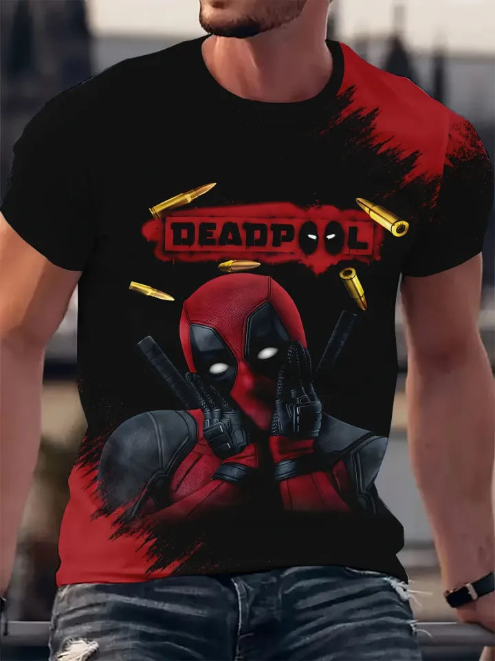 Marvel Licensed Deadpool Graphic T-Shirt Deadpool T shirt
