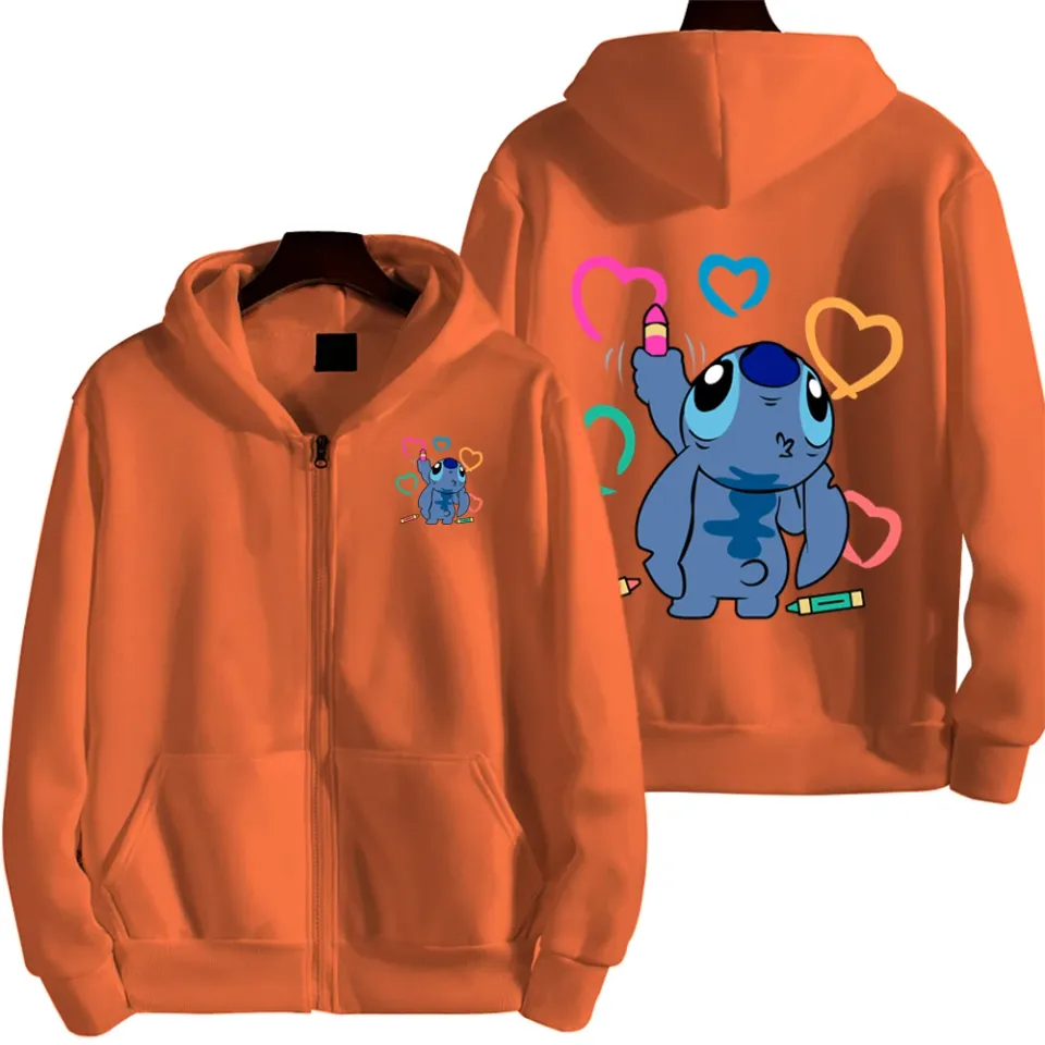 Lilo & Stitch Men Cartoon Hoodie