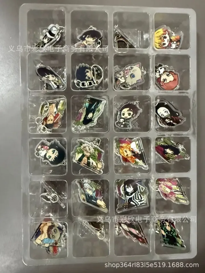 24pcs demon Advent Calendar 2025 Christmas Collectible Toy Figures Set - Includes Tomioka Giyuu Agatsuma zenittsu Tanjirou